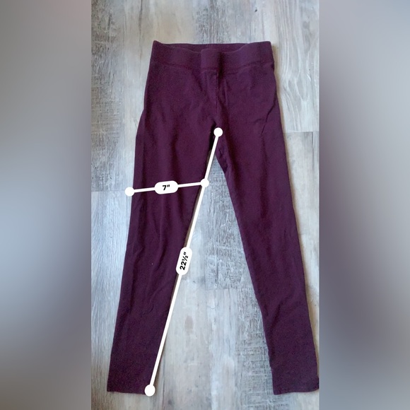 Aerie Chill Play Maroon Leggings - Picture 2 of 7